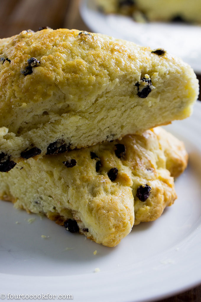 Currant Scones - Four to Cook For