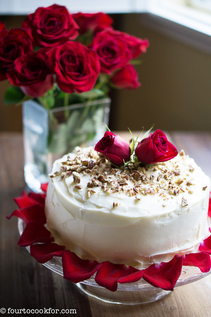 Red Velvet Cake Recipe Box