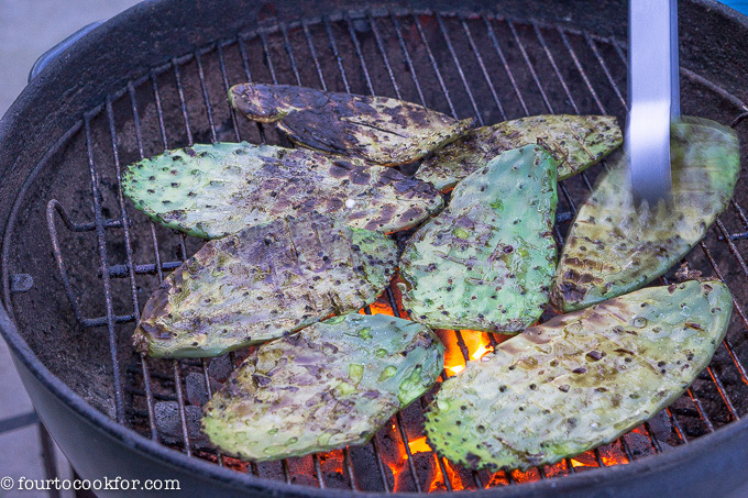 Grilled Nopales (Cactus Leaves) Recipe